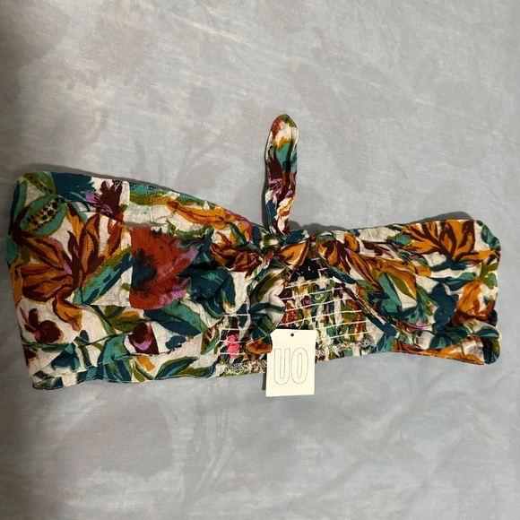 Urban Outfitters Tropical Bandeau top - Picture 2 of 3